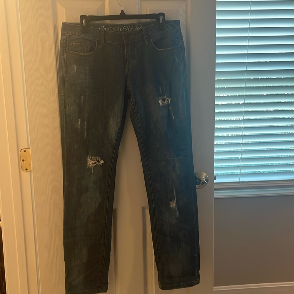Converse One Star Sheridan Skinny Distressed Jeans